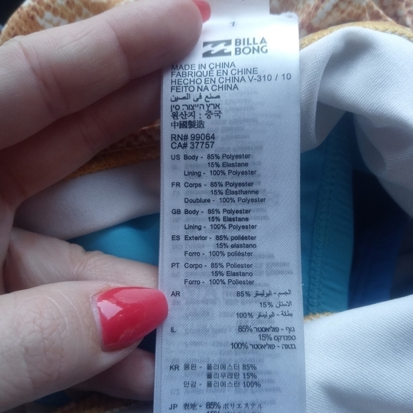 Billabong Sincerely Jules snake bikini Bottom - Picture 6 of 7